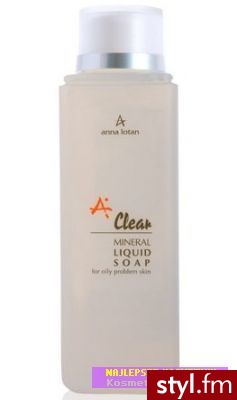 ANNA LOTAN A - Clear Mineralna Emulsja do mycia twarzy A Clear Mineral Hygienic Liquid Soap [ kod.023] - 200 ml - Emu Buty Moda