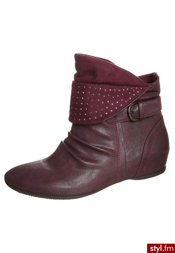 Anna Field Botki czerwony - Botki Buty Moda