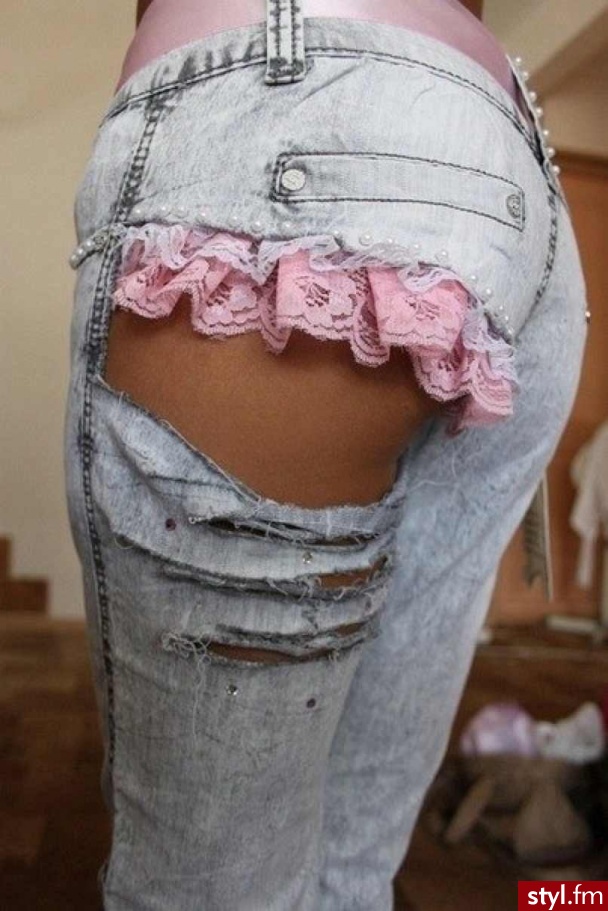 Jeansy Spodnie Moda