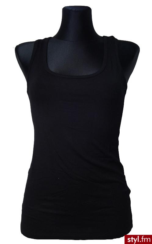 bluzka czarna. Pobrano ze strony: http://allegro.pl/item966216650_bokserka_tunika_kolor_czarny_s_m_l.html - Pozostałe Ciuchy Moda