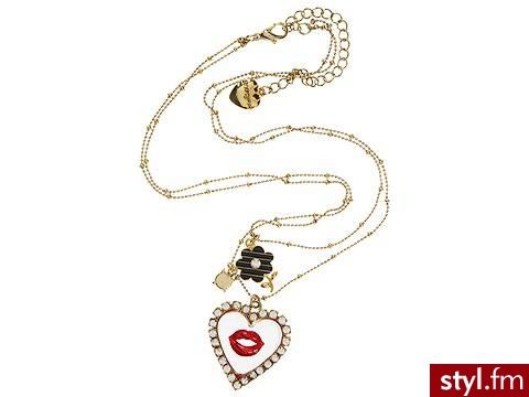 soczyste czerwone usta od Betsey Johnson - 46$ - Pozostałe Dodatki Moda