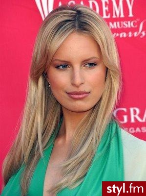 Blond Rozpuszczone Proste Na co dzień Średnie Fryzury