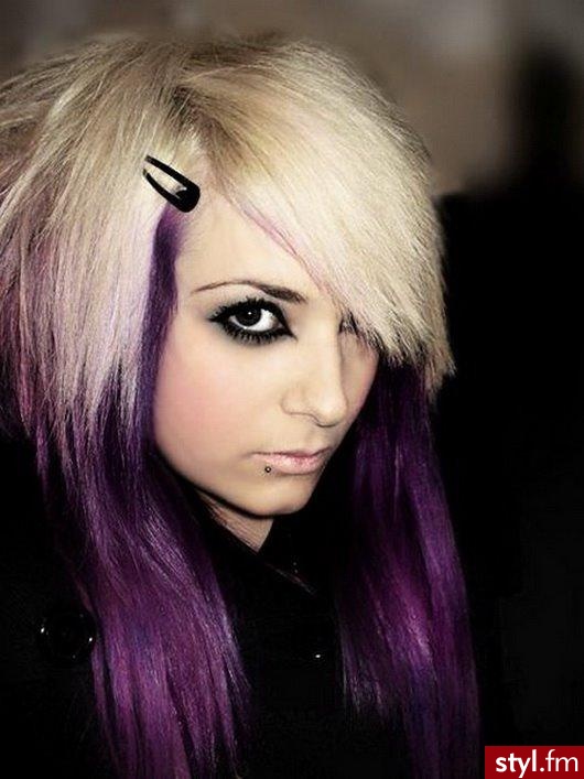 EMO Alternatywne Średnie Fryzury