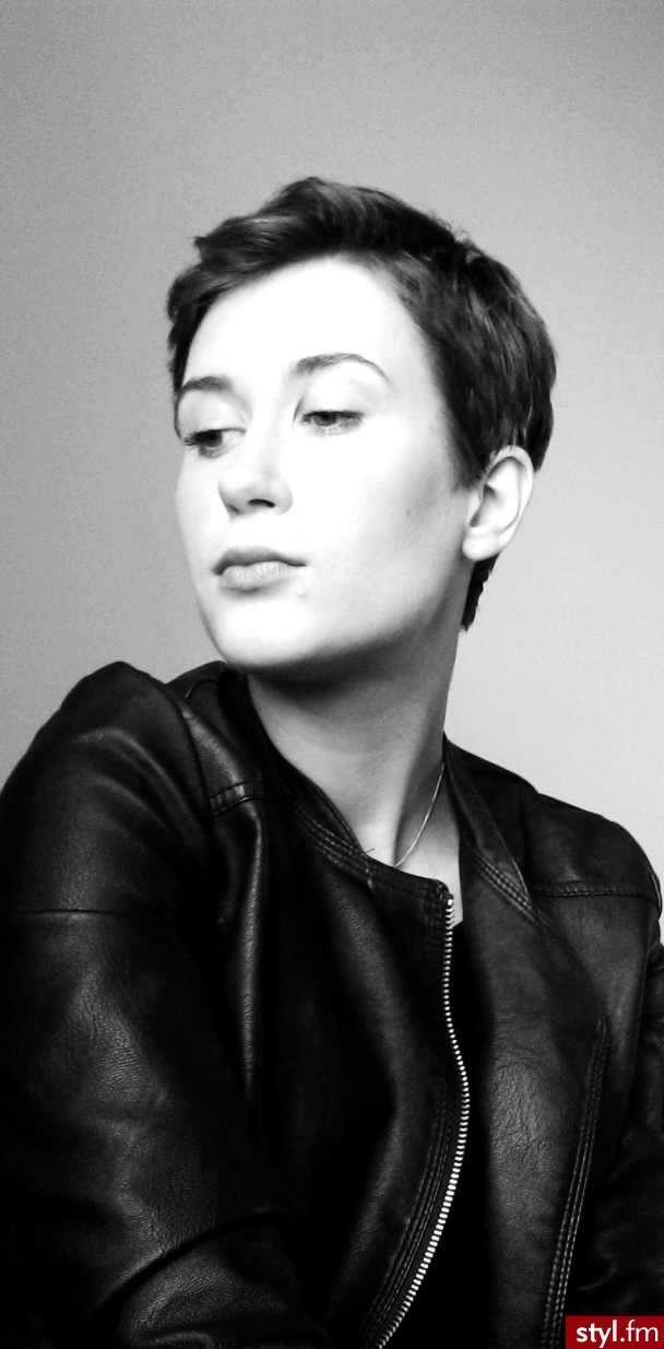 pixie cut - Czarne Irokez damski Proste z grzywką Na co dzień Krótkie Fryzury