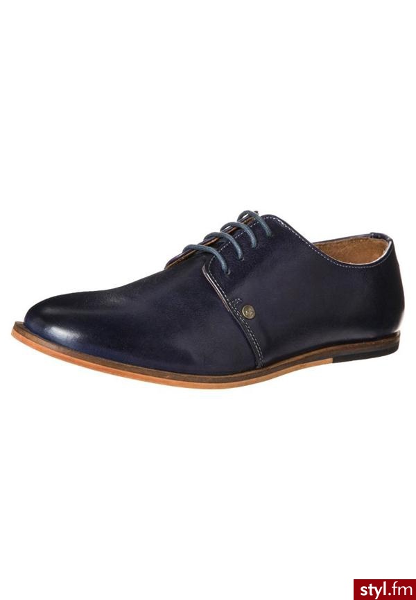 Frank Wright STEIN Oksfordki niebieski MFW029 - Pozostałe Buty Moda