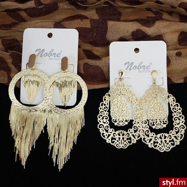 Kolczyki Biżuteria Moda