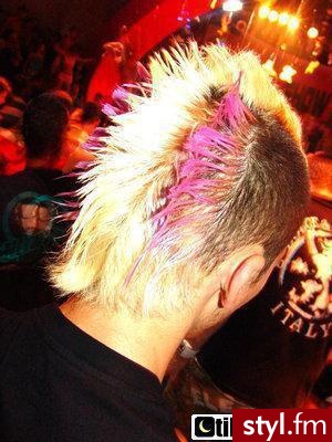 Punk Rock Alternatywne Średnie Fryzury