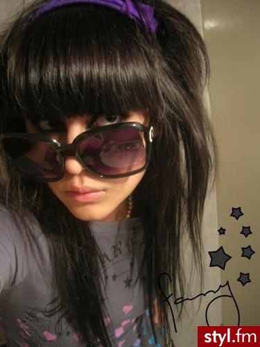 EMO Alternatywne Średnie Fryzury