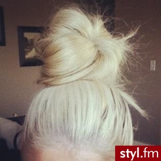 Blond Kok Proste Na co dzień Długie Fryzury