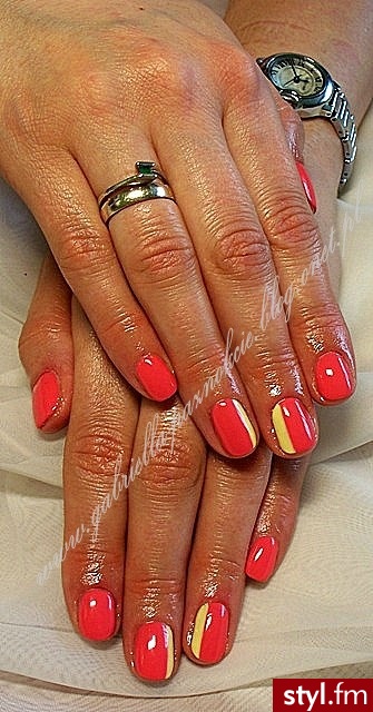 manicure hybrydowy - Migdałki Żelami Naturalne Paznokcie