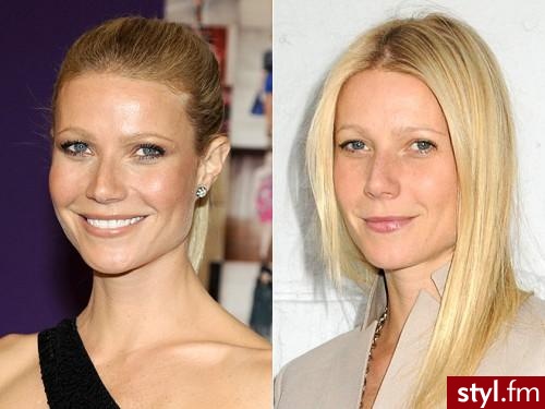 maku up vs no make up - Makijaże