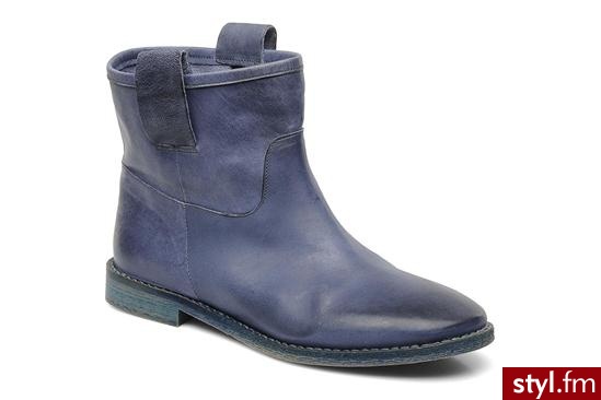 Jonak Półbuty i botki Rora (Niebieski) - Botki Buty Moda