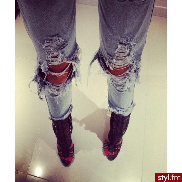 Jeansy Spodnie Moda