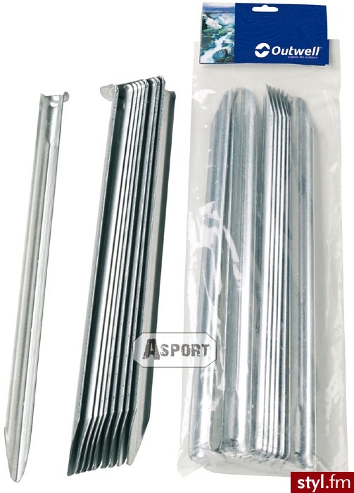 Outwell Śledzie Halfround U-PEG 24cm - Szpilki Buty Moda