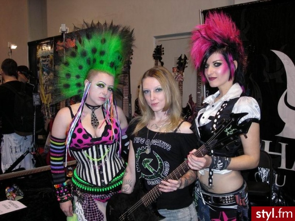 Punk Rock Alternatywne Średnie Fryzury
