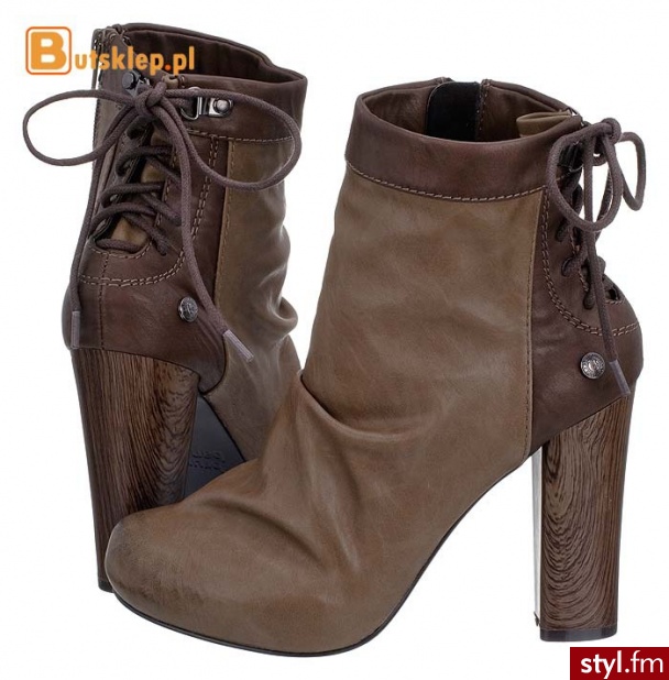 Bruno Banani buty Glen (31C254) BEŻOWY KOZAKI - Kozaki Buty Moda