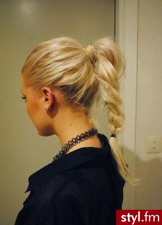 Blond Upięcie Proste Na co dzień Długie Fryzury
