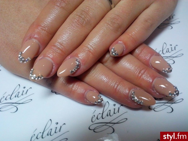 Żelami Żel Paznokcie