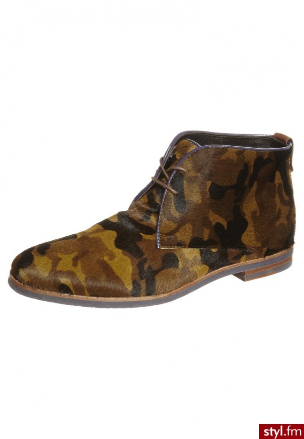 Attilio Giusti Leombruni Botki sznurowane oliwka (D713505THKA012) - Botki Buty Moda
