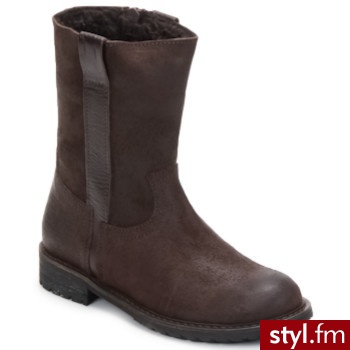 Hip Buty Dziecko Nielen Brunatny - Kozaki Buty Moda