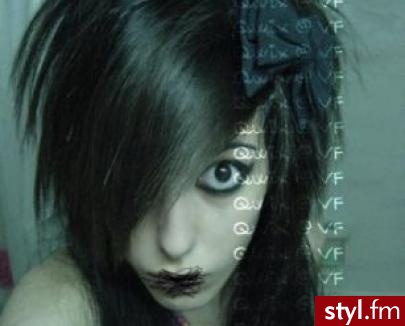 EMO Alternatywne Średnie Fryzury