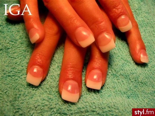 Autor: iga4 french. Autor: <b>iga4</b><br /> trudna,szeroka plytka...french ibd - Paznokcie