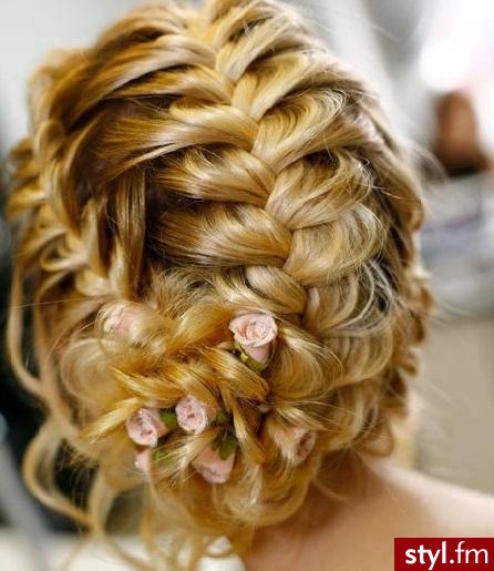 Blond Warkocze Proste z grzywką Fryzury gwiazd Długie Fryzury