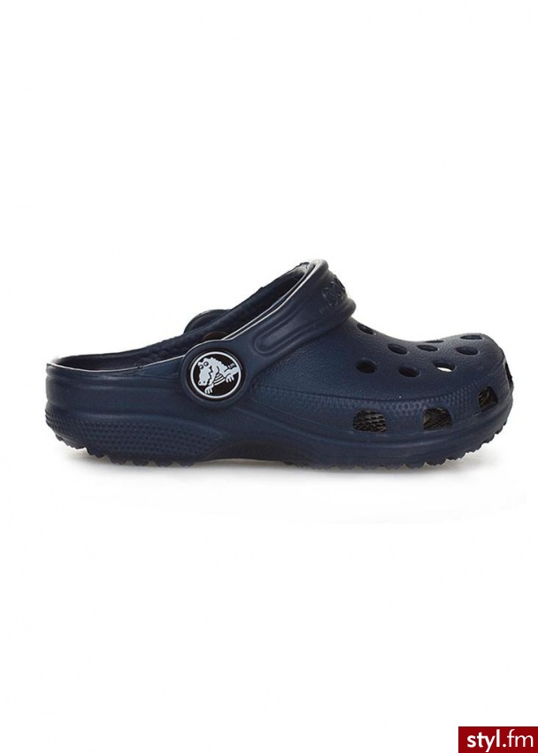 CROCS Klapki kids classic navy granatowy - Klapki Buty Moda