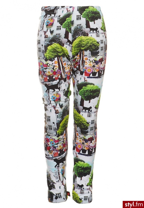 Molo NIKI Legginsy biały - Leginsy Spodnie Moda