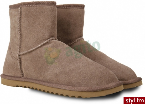 UKALA BY E Kozaki bondi mini taupe beżowe 194545 - Kozaki Buty Moda