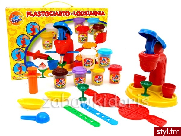 Ciastolina, Plastociasto Zestaw Lodziarnia 3913 - Dziecko