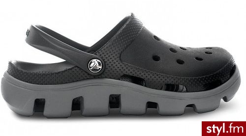 Crocs Duet Sport Clog Black/Charcoal M10/W12 - Klapki Buty Moda