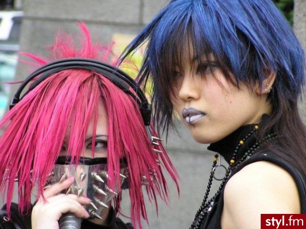 Punk Rock Alternatywne Średnie Fryzury
