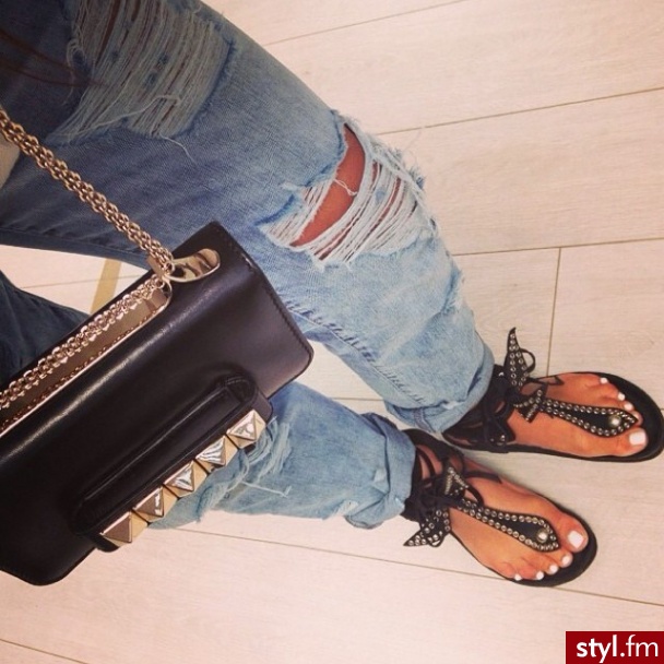 Jeansy Spodnie Moda