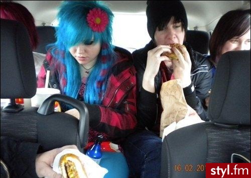 EMO Alternatywne Średnie Fryzury
