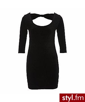 Velvet Bow Back Dress. Velvet Bow Back Dress - Pozostałe Ciuchy Moda