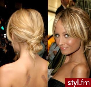 Blond Upięcie Proste Na co dzień Średnie Fryzury