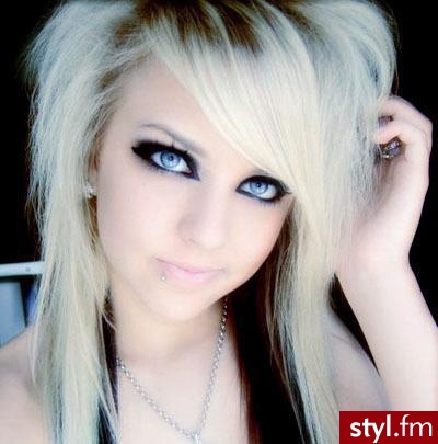 EMO Alternatywne Średnie Fryzury