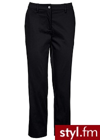 Bonprix Spodnie cygaretki 7/8 czarny 962027_17929 - Pozostałe Spodnie Moda