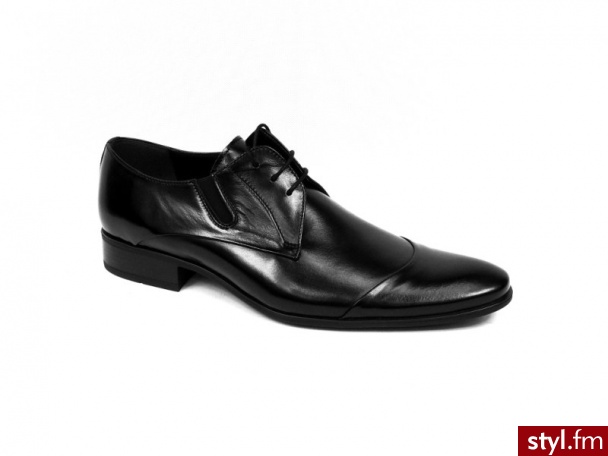 Conhpol Półbuty wizytowe 1750318M - Półbuty Buty Moda