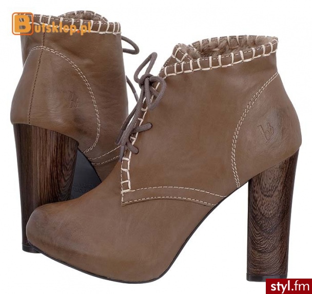 Bruno Banani buty Bjerk (31C229) KOZAKI BEŻOWY - Kozaki Buty Moda