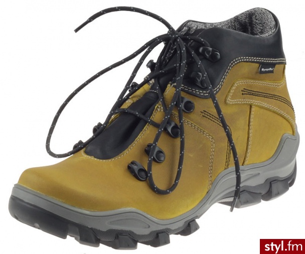 Kacper Buty trekkingowe 26150 Żółte - Pozostałe Buty Moda