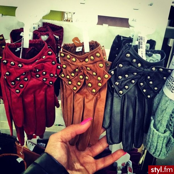 Rękawiczki Dodatki Moda