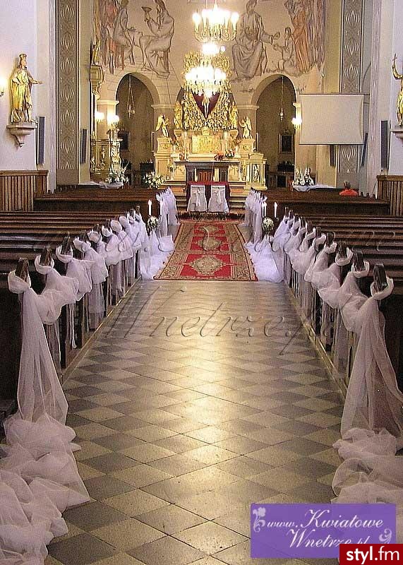 Dekoracje ślubne Ślub Moda