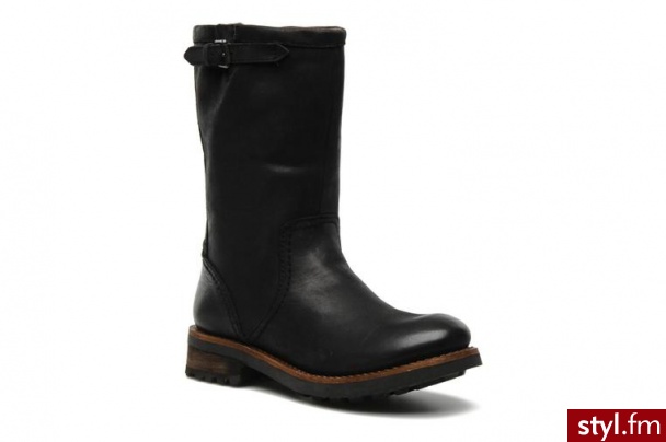 Bussola PÓŁBUTY I BOTKI BELFAST BY BUSSOLA (Czarny) - Botki Buty Moda
