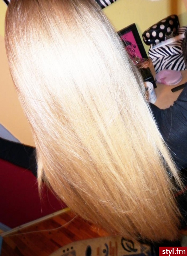 Blond Rozpuszczone Proste Na co dzień Długie Fryzury