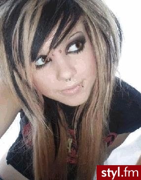 EMO Alternatywne Średnie Fryzury