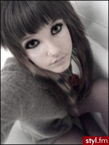 EMO Alternatywne Średnie Fryzury