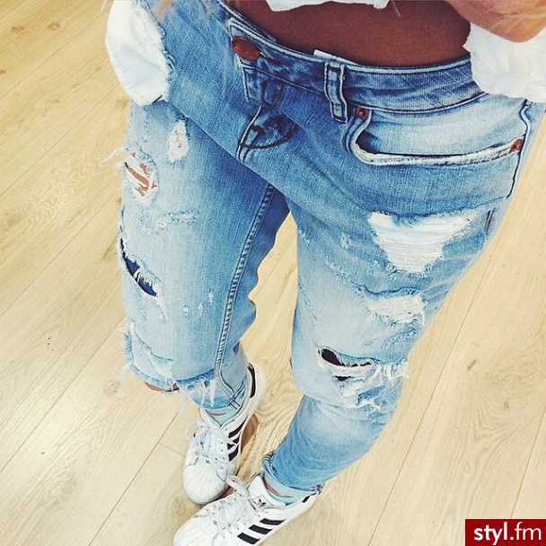 Jeansy Spodnie Moda