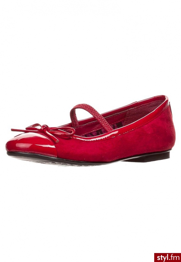 fullstop. Baleriny czerwony - Balerinki Buty Moda